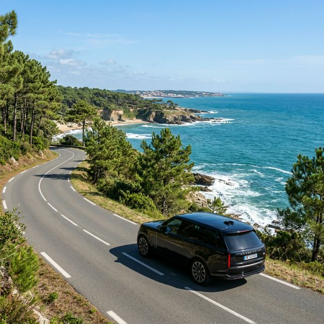SUV VTC de luxe sur la côte charentaise